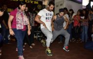 John and Varun workout with female journalists during Dishoom promotions!