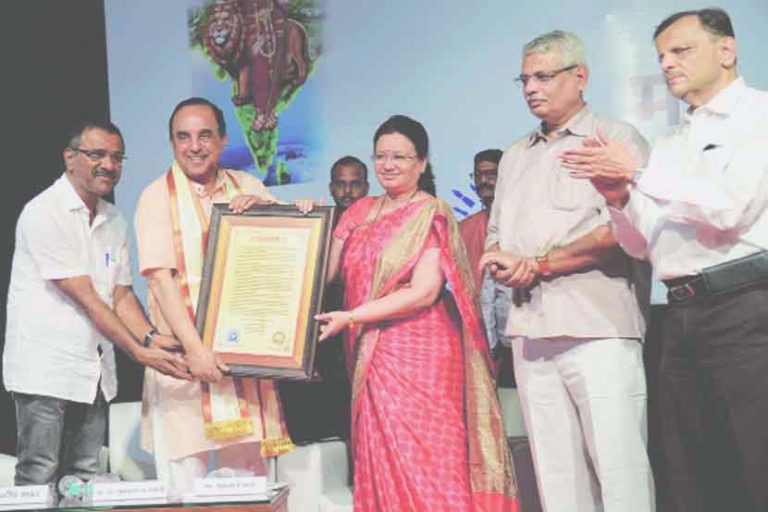 काँग्रेसची बैठक लवकरच तुरुंगात – डॉ. सुब्रह्मण्यम स्वामी