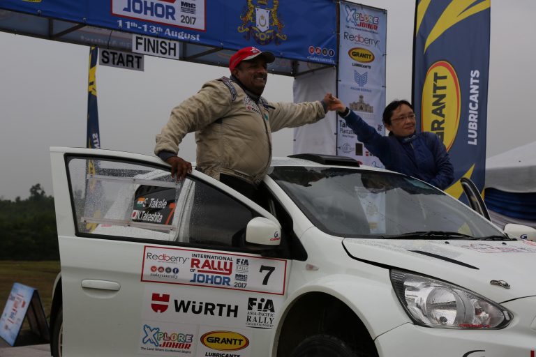 आशिया-पॅसिफीक रॅली मालिका 2017 मलेशियन रॅलीत संजय टकलेंची बाजी …