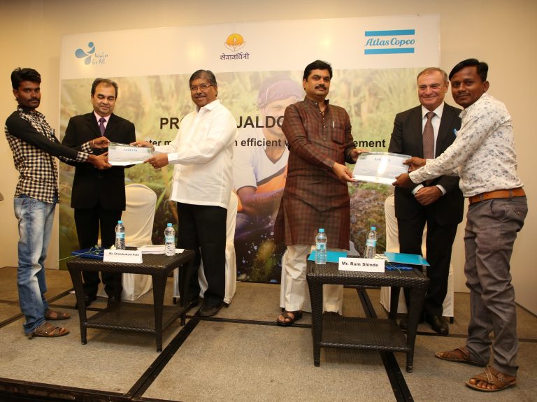 एटलस कॉप्को इंडियाने पूर्ण केला 50 हजार लोकांना सुरक्षित पाणी पुरविणारा प्रकल्प