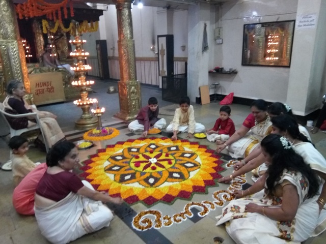 अय्यप्पा मंदिरात केरळी ओणम सण साजरा