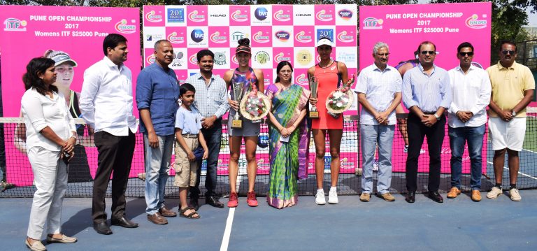 25000डॉलर पुणे ओपन आयटीएफ महिला अजिंक्यपद टेनिस स्पर्धेत रोमानीयाच्या जॅकलीन अदिना क्रिस्टीनला दुहेरी मुकुट