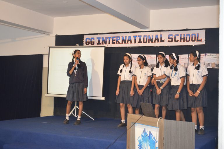 गोयल गंगा  इंटरनॅशनल स्कूल मध्ये  संविधान दिन साजरा