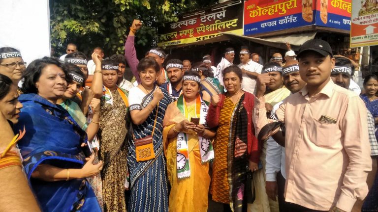 महागाई, पेट्रोल दरवाढ, नोटाबंदी, जीएसटी यावरून राष्ट्रवादी काँग्रेसचा पुण्यात हल्लाबोल मोर्चा