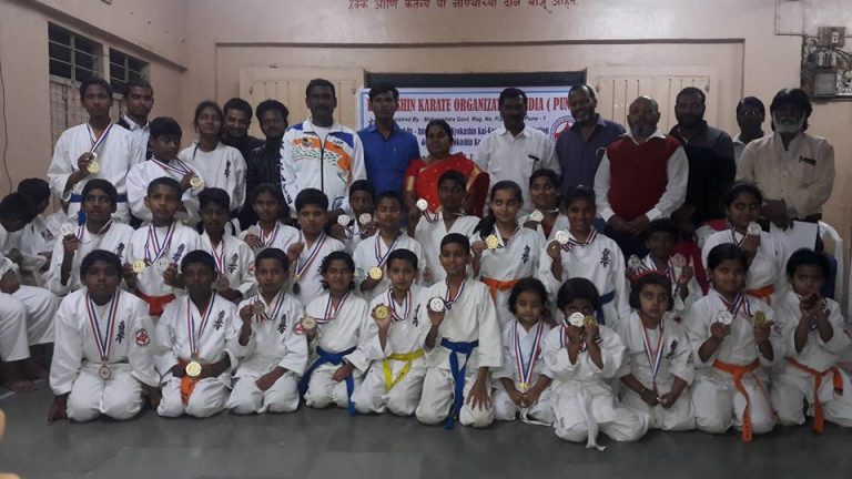 किओकुशन कराटे ऑर्गनायझेशन इंडियाच्या आठव्या कराटे स्पर्धा उत्साहात