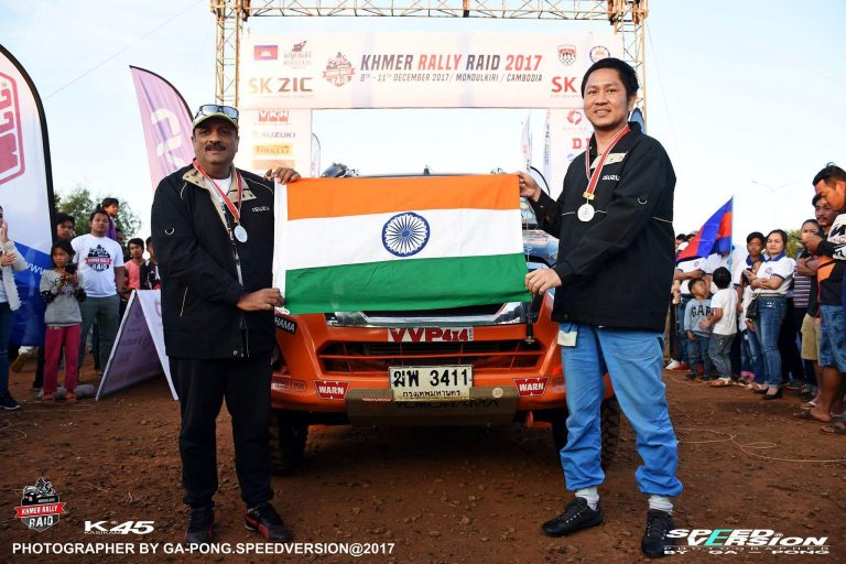 कंबोडियातील खडतर रॅलीत  संजय टकले उपविजेता