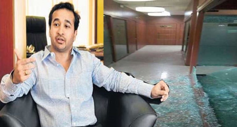 राणे पुत्राकडून काँग्रेस कार्यालय तोडफोडीचे समर्थन; म्हणाले, मनसेचे काय चुकले?