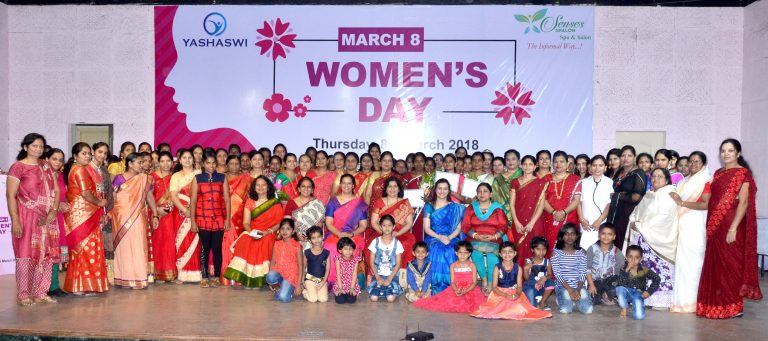 ‘यशस्वी’ संस्थेच्यावतीने जागतिक महिला दिन उत्साहात  साजरा.