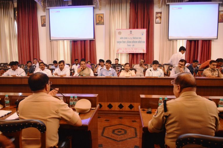 आंबेडकर जयंती निमित्त  कायदा व सुव्यवस्था राखण्यासाठी नियोजन करावे  -पालकमंत्री गिरीष बापट