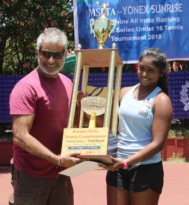 सिरीज् टेनिस स्पर्धेत एकेरीत शरण्या गवारे, क्रिश पटेल,गार्गी पवार व भक्ती शहा  यांना विजेतेपद