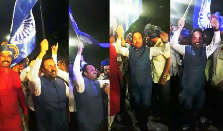 खासदार संजय काकडेंनी भीम फेस्टिव्हल मध्ये गाण्यावर धरला ठेका