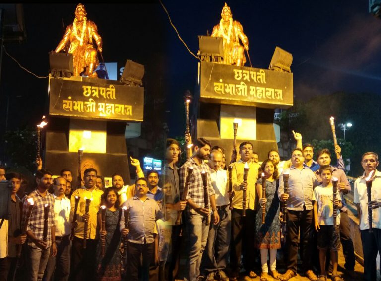 छत्रपती संभाजी महाराजांचा खरा इतिहास दडवून ठेवला गेला – संतोष शिंदे