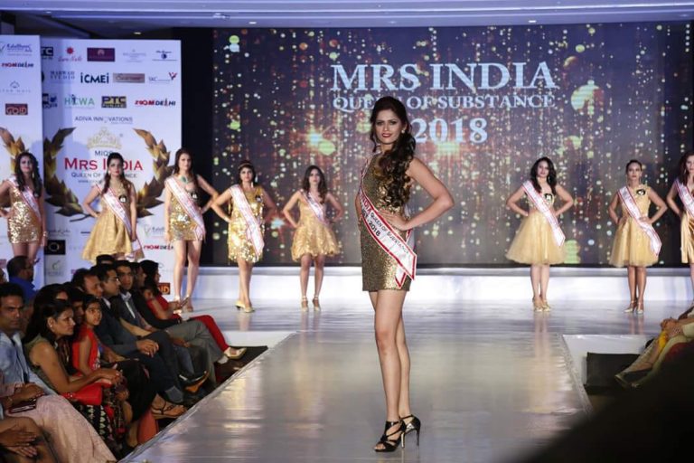 पुण्यातील शिवानी नाईक शहा प्रतिष्ठित  मिसेस इंडिया “क्वीन ऑफ सब्स्टन्स 2018″ची  विजेती