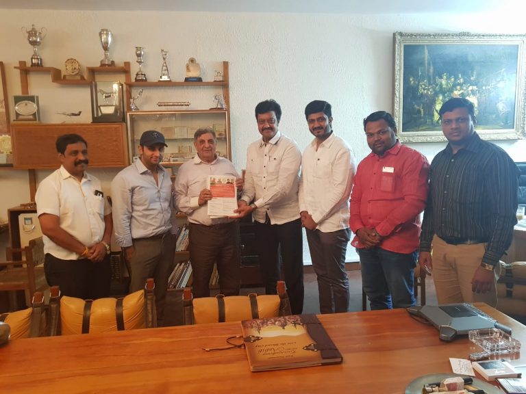 खा. अनिल शिरोळेंनी घेतली सायरस पुनावाला ,हुकूमचंद चोरडिया यांची भेट