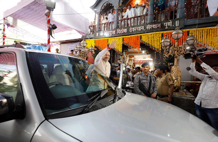 पालख्यांचे दर्शन घेतले अमित शहा ,सीएम फडणवीस आणि दानवेंनी…