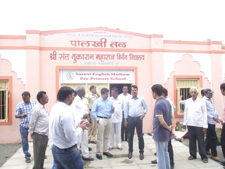 उंडवडी येथील पालखी तळांची  प्रांताधिकारी हेमंत निकम यांचेकडून पाहणी