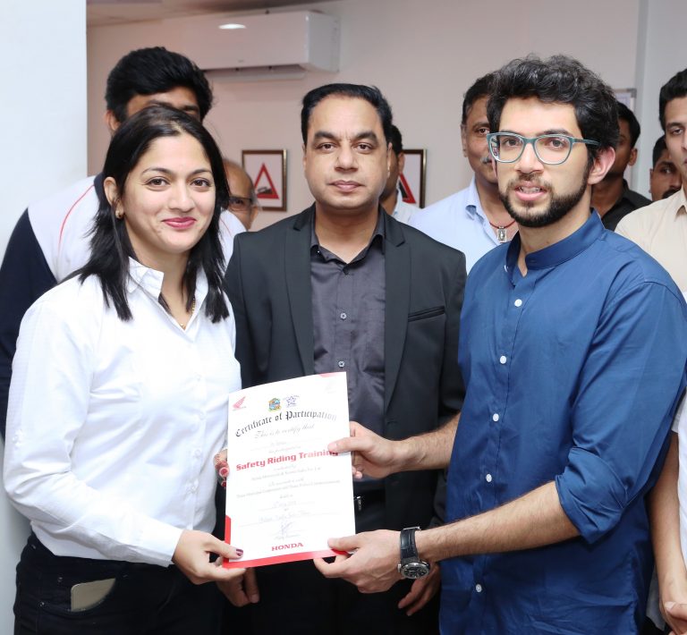 होंडाने ठाणे येथे केले 13व्या ट्रॅफिक ट्रेनिंग पार्कचे उद्घाटन