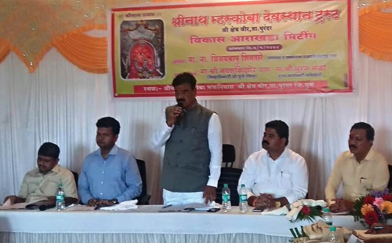 जलसंपदा मंत्री शिवतारे यांच्याकडून विकासकामांची पहाणी