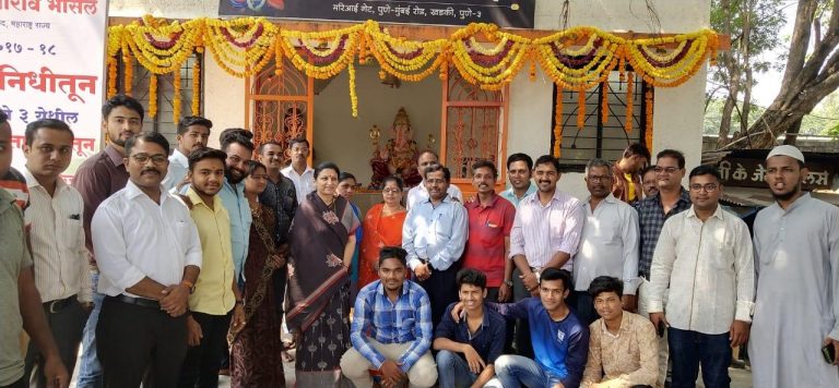 नवजीवन सभा मंडपाच्या कामाचे भूमिपूजन संपन्न