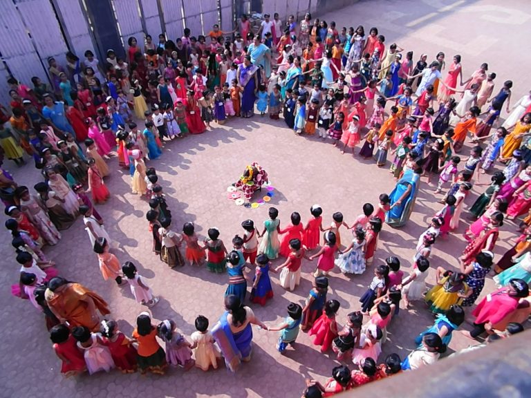 माधव सदाशिव गोळवलकर गुरुजी विदयालयात भोंडला संपन्न