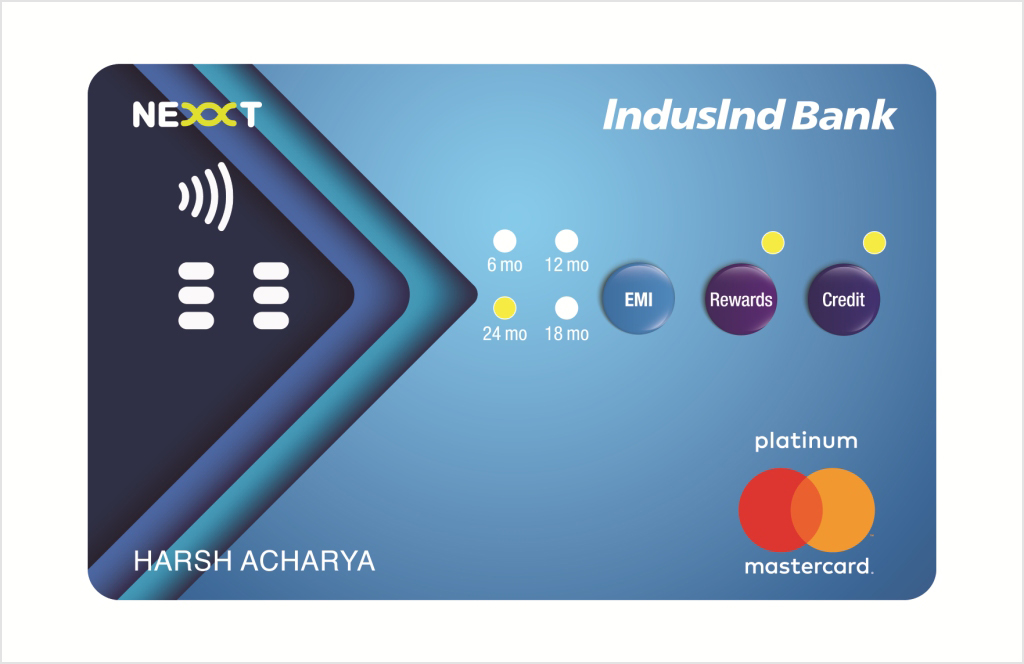 इंडसइंड बँकेतर्फे ‘इंडसइंड बँक नेक्स्ट क्रेडिट कार्ड’ हे बटनासह भारतातील पहिले इंटरॅक्टिव्ह क्रेडिट कार्ड दाखल