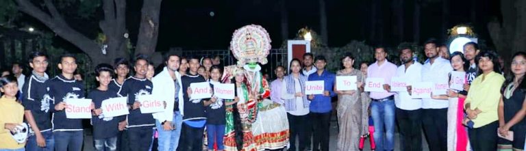 राष्ट्रवादी काॅंग्रेस पार्टी च्या वतीने ‘युनायटी टू एन्ड व्हायोलन्स अगेन्स्ट गर्ल्स अँड वुमेन’ मोहिमेद्वारे जनजागृती’