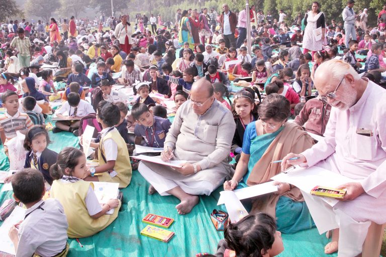 सेवा, कर्तव्य, त्याग सप्ताहाचा राज्यस्तरीय चित्रकला स्पर्धेने उत्साहात प्रारंभ