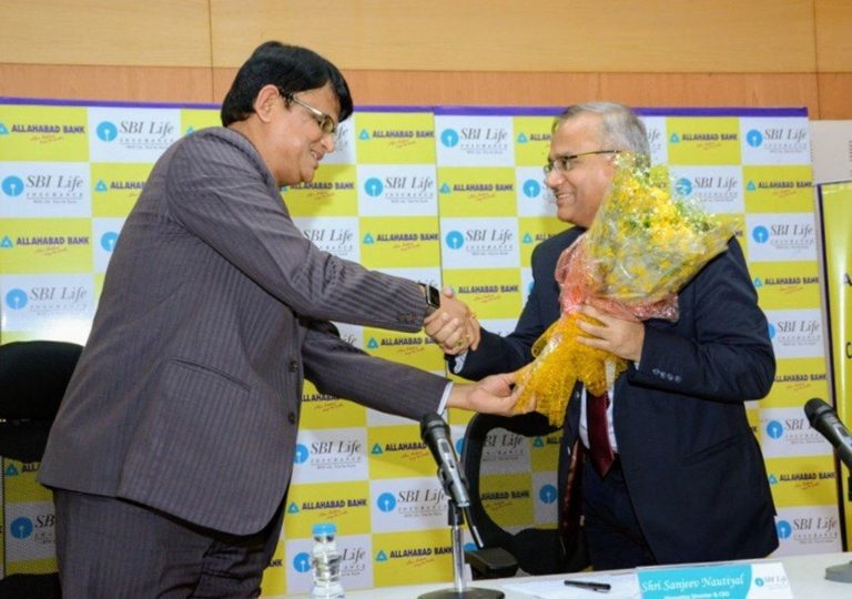 अलाहाबाद बँक व एसबीआय लाइफ इन्शुरन्स यांनी जाहीर केली भागीदारी