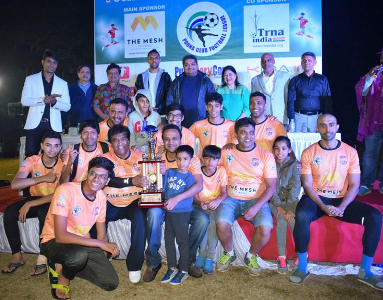 तिसऱ्या पूना क्लब फुटबॉल लीग स्पर्धेत गेट मेस्सी संघाला विजेतेपद