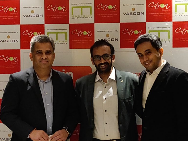 व्हॅस्कॉन व मनीषा कन्स्ट्रक्शन्स यांच्यातर्फे  सायट्रॉन प्रकल्पाची दुसरी फेज सादर