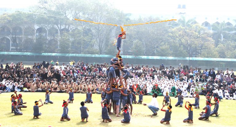 विद्यार्थ्यांनी प्रात्यक्षिकातून साकारली सर्व राज्यांची संस्कृती  !
