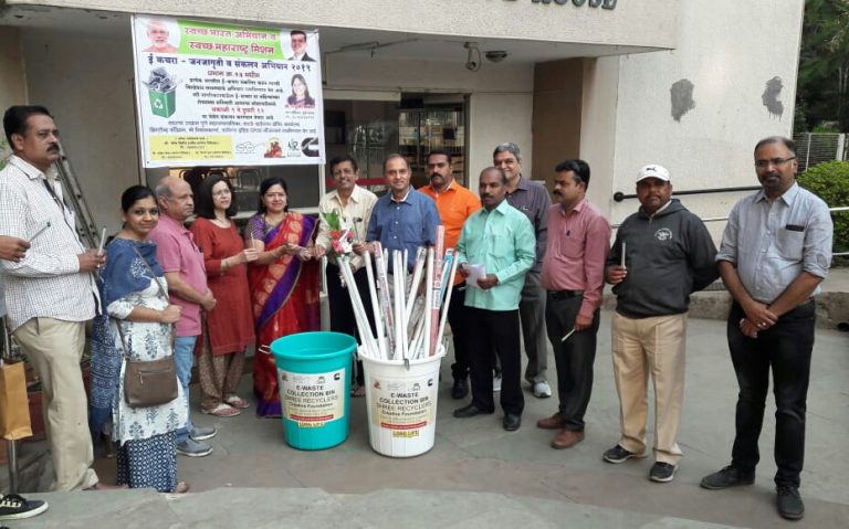 संकलनासाठी प्रभागात कायमस्वरूपी ई वेस्ट बकेट ची सोय करणार – नगरसेविका मंजुश्री खर्डेकर.