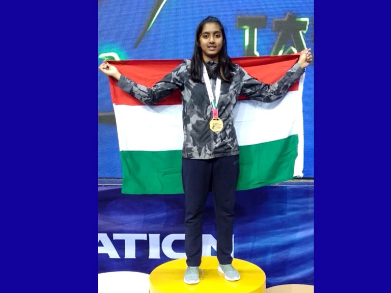 सूर्यदत्ता पब्लिक स्कूलच्या ऋतुजा गोरेला  आंतरराष्ट्रीय तायक्वांदो स्पर्धेत सुवर्णपदक