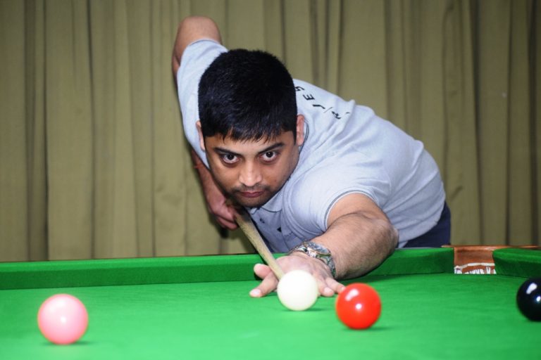 पांडे डिझाईन्सच्या ब्रिजेश दमानीचा सिक्स रेड स्नूकरमधील 77 गुणांचा विक्रमी ब्रेक