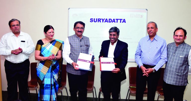 सूर्यदत्ता ग्रुप आणि आयआयएमबीएक्स (बंगलोर) यांच्यात शैक्षणिक सामंजस्य करार