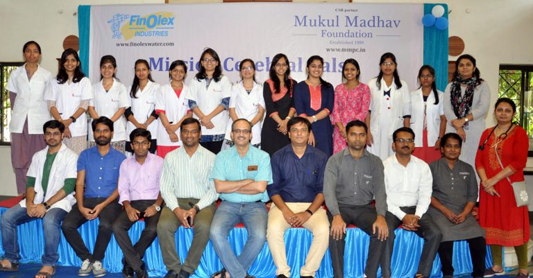 फिनोलेक्स, मुकुल माधव फाउंडेशनतर्फे  २६६ ‘सेरेब्रल पाल्सी’ग्रस्तांची तपासणी