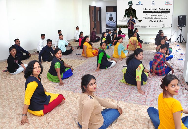 ‘यशस्वी’ संस्थेच्यावतीने ‘जागतिक योग दिन’ उत्साहात साजरा