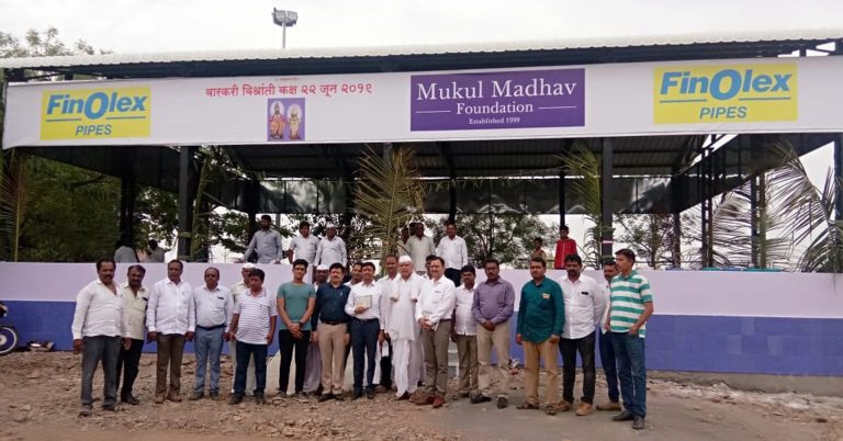 फिनोलेक्स इंडस्ट्रीज, मुकुल माधव फाऊंडेशनतर्फे  वारकऱ्यांसाठी कायमस्वरूपी शेड्सची उभारणी
