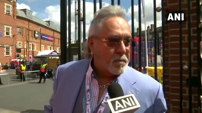 विजय माल्याने पाहिला भारत-ऑस्ट्रेलियाचा विश्वचषकातील सामना