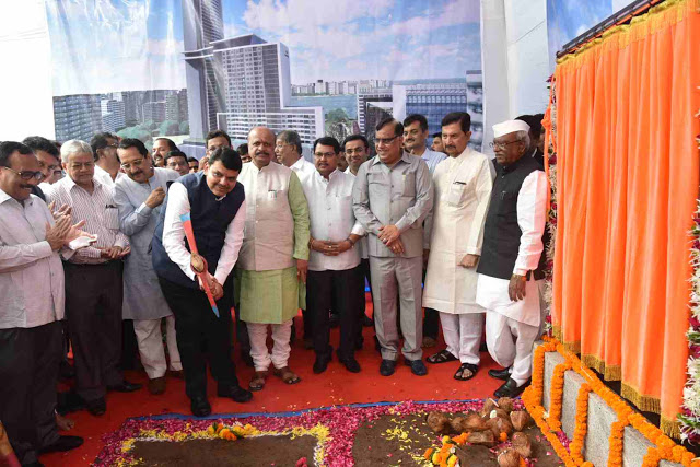 मनोरा आमदार निवासाच्या नव्या इमारतीचे मुख्यमंत्र्यांच्या हस्ते भूमिपूजन