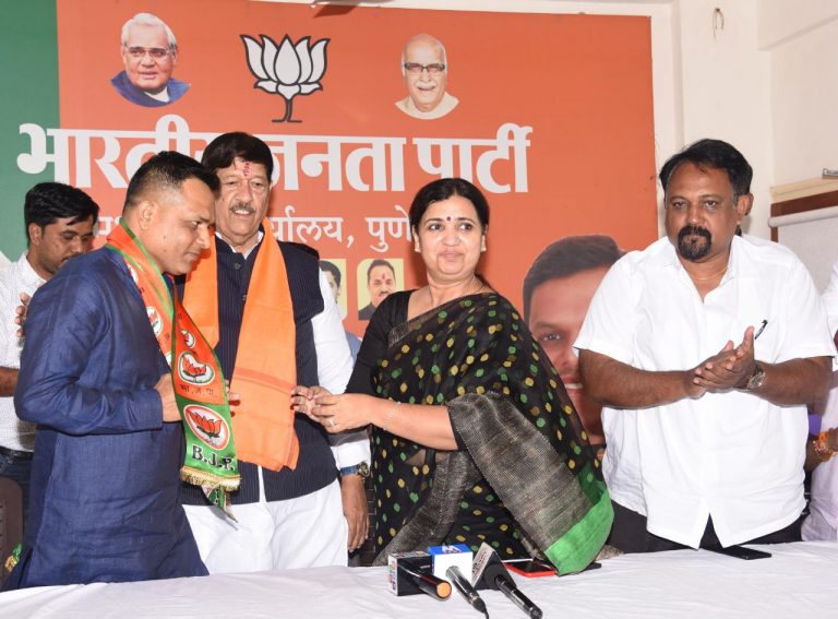 राजकीय रणनीतीकार सुनील माने यांचा भाजप प्रवेश