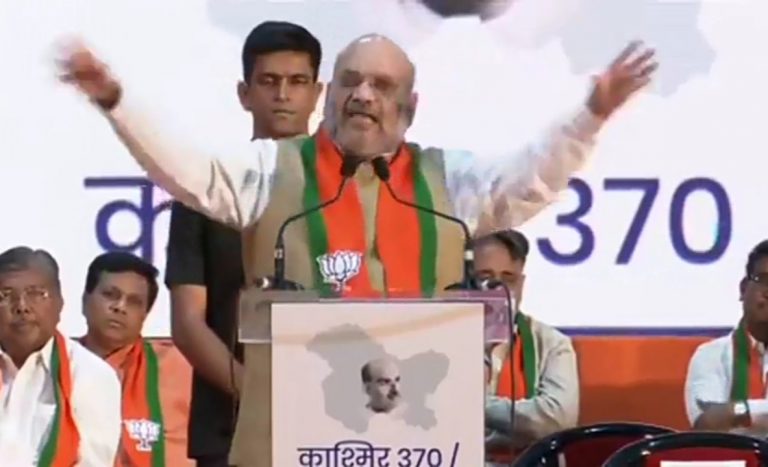 पाकव्याप्त काश्मीर ला नेहरू जबाबदार – अमित शाह-युती वर भाष्य मात्र नाही