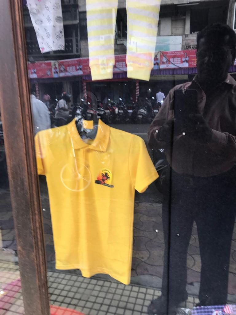 महापालिकेचा लोगो असलेले टी शर्ट बाजारात उपलब्ध ..