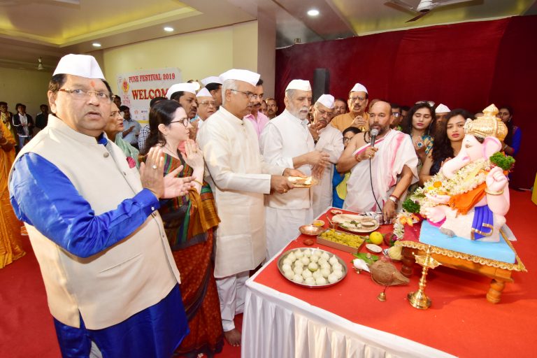पुणे फेस्टिव्हलच्या श्रींची प्रतिष्ठापना संपन्न