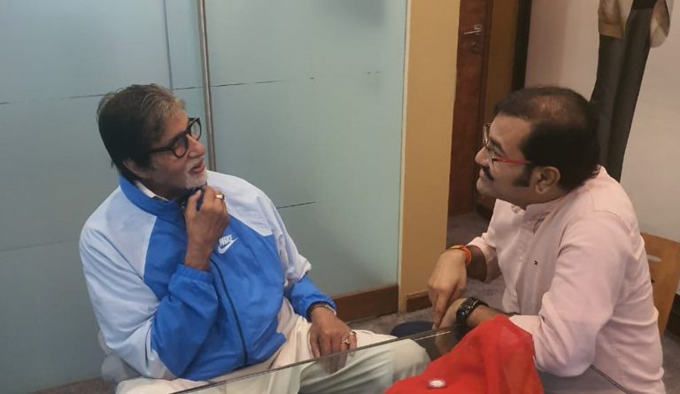 गायक सुदेश भोसले आणि महानायक अमिताभ बच्चन यांची खास भेट, सुवर्ण काळाला दिला उजाळा