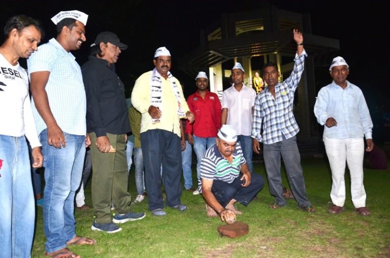 आम आदमी पक्षाचे कॅन्टोन्मेंट मधील उमेदवार खेमचंद सोनवणे यांच्या प्रचाराला  प्रारंभ