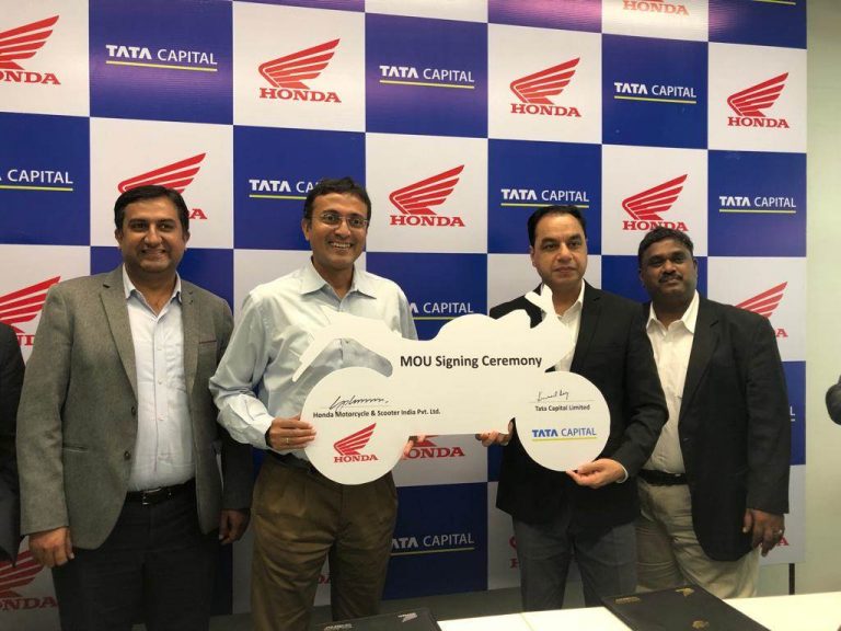 होंडा टुव्हीलर्स इंडिया- टाटा कॅपिटल फायनान्शियल सर्व्हिसेस लिमिटेडबरोबर रिटेल वित्त सामंजस्य करार