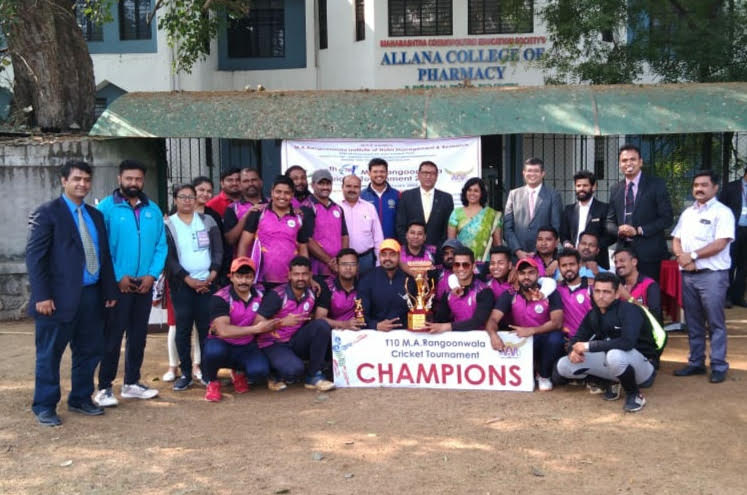 रंगूनवाला टी -टेन  क्रिकेट स्पर्धेत हॉटेल सेंच्युरिअन विजयी
