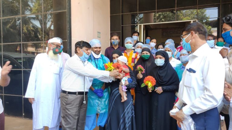 सहा महिन्यांच्या कोरोना मुक्त बालकाला डिस्चार्ज-रत्नागिरी जिल्ह्यात कोरोना पॉझिटिव्ह रुग्णांची संख्या शून्यावर