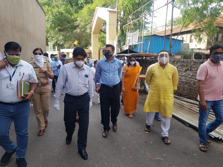 नगर विकास प्रधान सचिवांनी विविध भागांची केली पाहणी